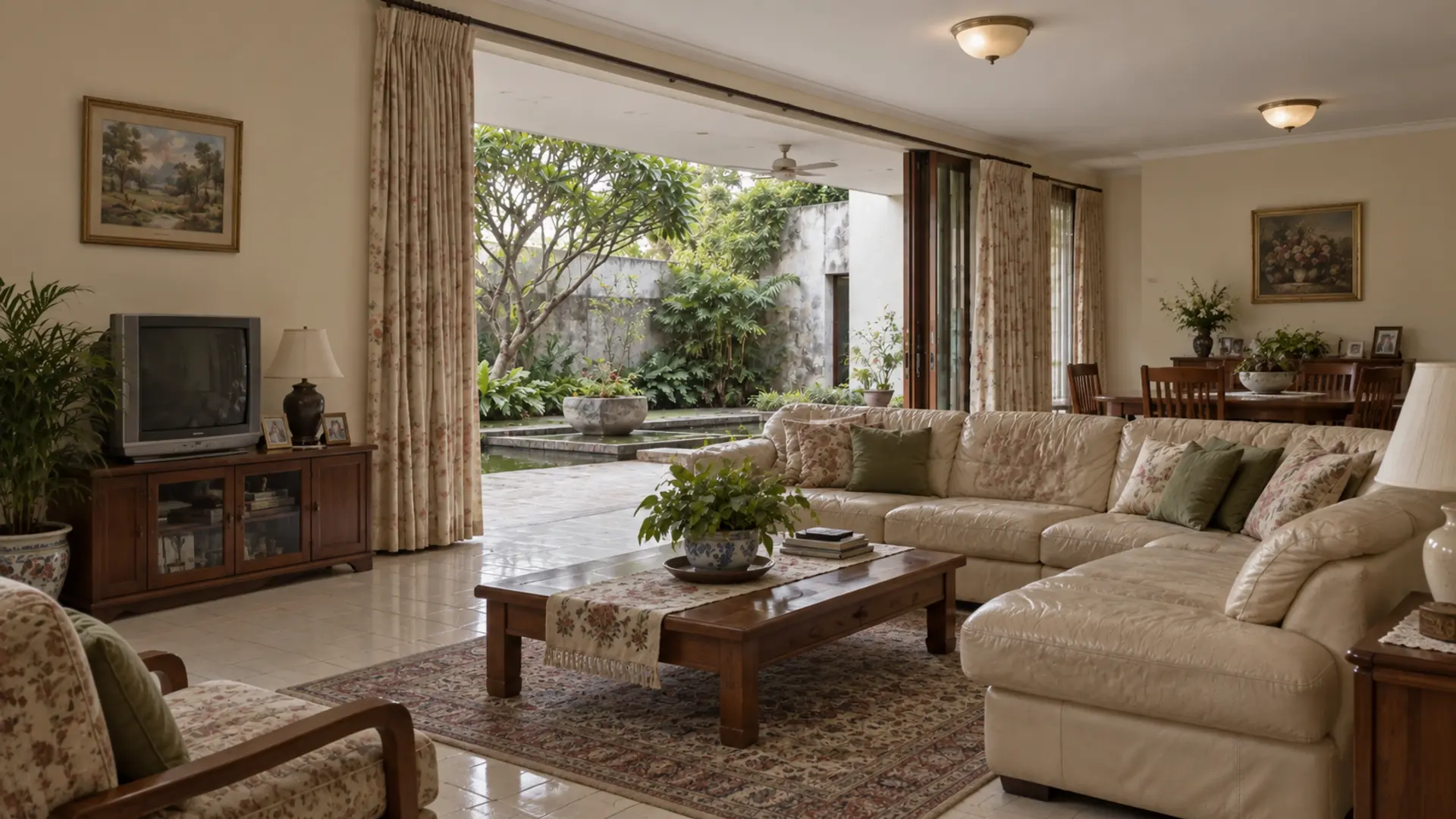 Living room before renovation