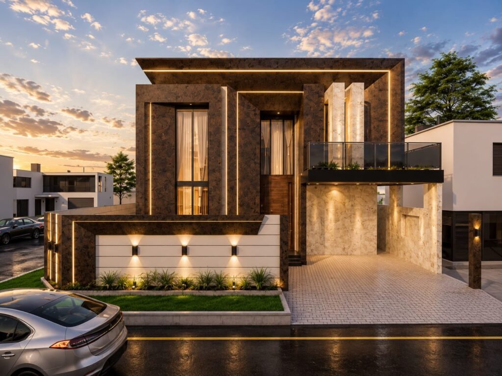 Linear Balcony Residence
