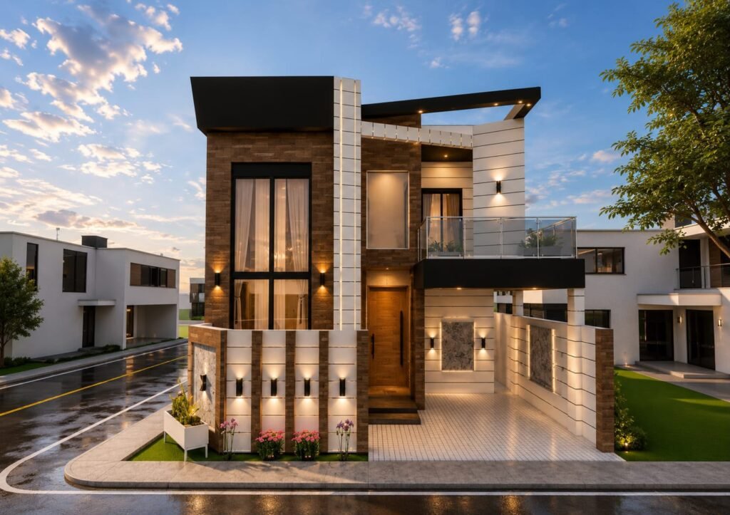 Marble Courtyard House