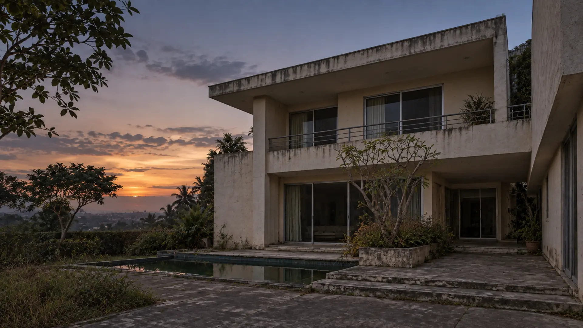 Modern residence before renovation