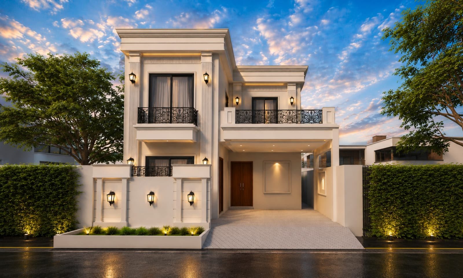 Screened Urban House