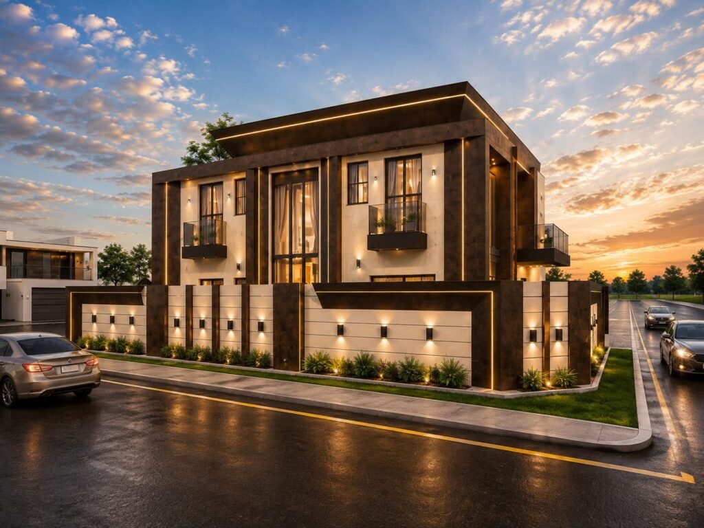 Sculpted Frame Residence